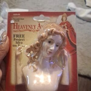 Heavenly Angel Porcelain Head and Hands